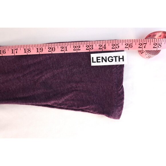 Vail Colorado Hoodie Long Sleeve Purple Graphic Top V-Neck Women's Size Medium - Picture 13 of 13